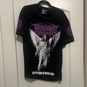 Killstar Black Tee with Purple Graphic